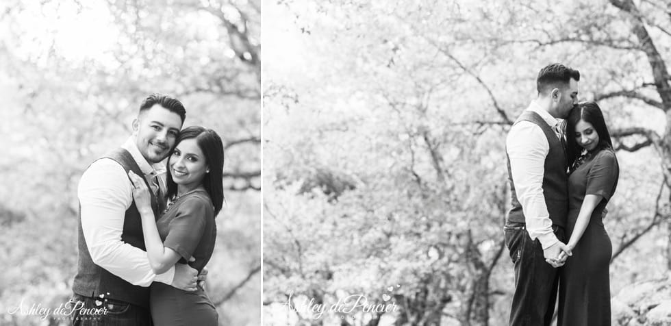 Black and white portrait of a man and a woman