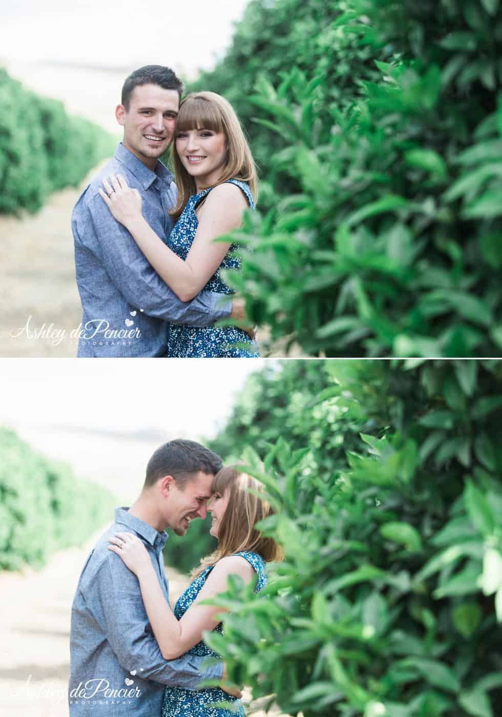 Engagement session in Orange Grove, California