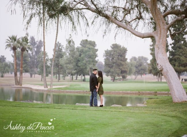 Bakersfield Country Club engagement session 1 1