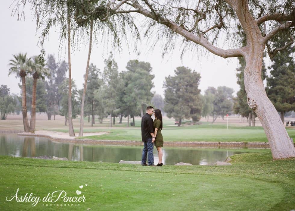 Bakersfield Country Club engagement session 1 1