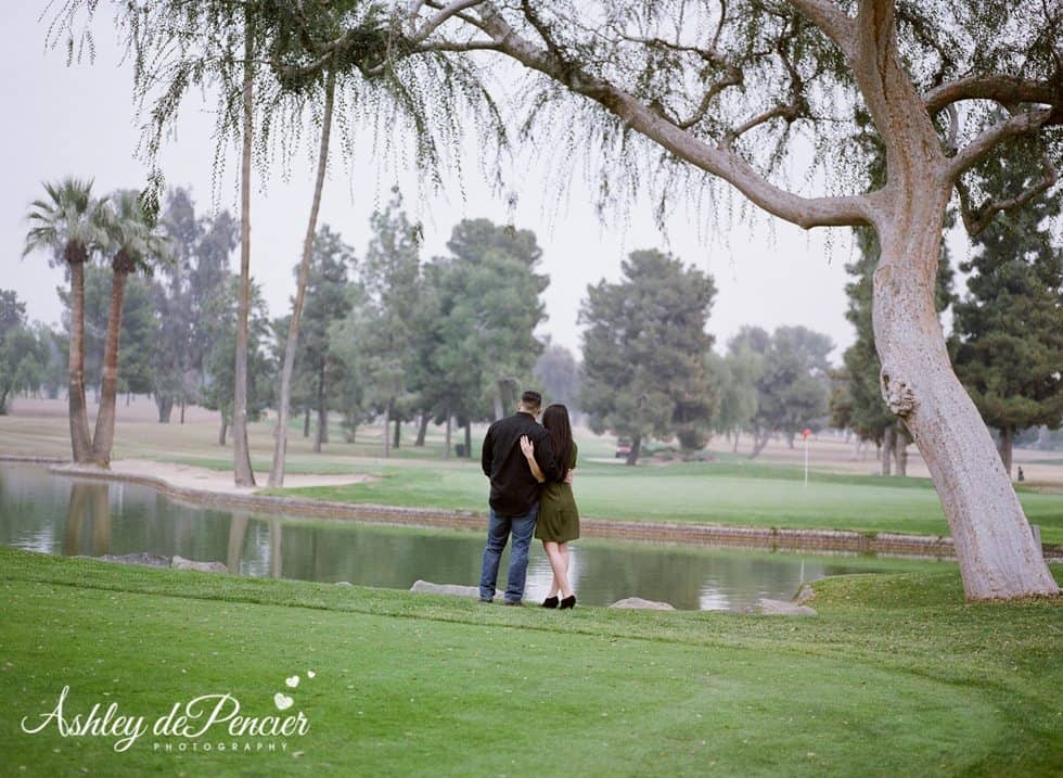 Bakersfield Country Club engagement session 13