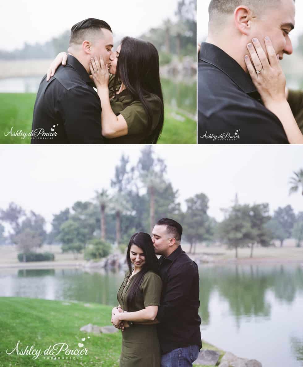 Bakersfield Country Club engagement session 3
